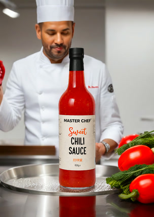 Profesyonel mutfakta MasterChef Sweet Chili Sos 850 g