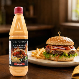 Master Chef Burger Sos 730 g ve hamburger