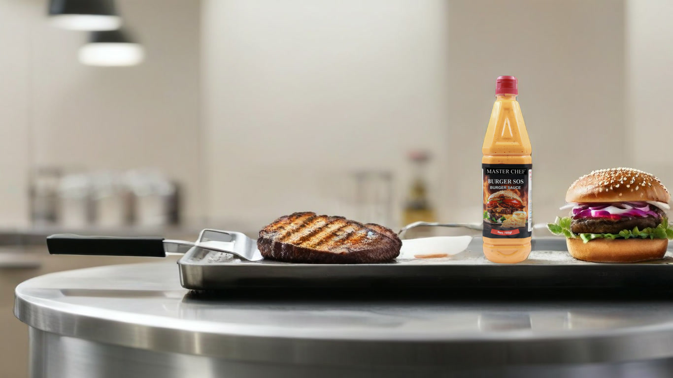 MasterChef Burger Sos 730 g profesyonel mutfak ızgarasında