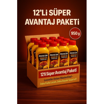 MasterChef Burger Sos 950 g — 12 Adet